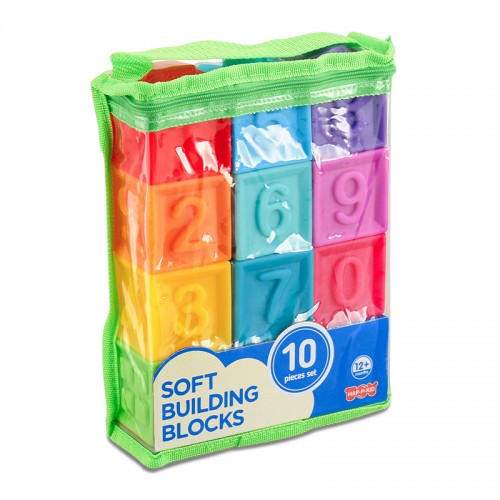 Hap-P-Kid Little Learner Soft Building Blocks | Stacking Block | 12 months+
